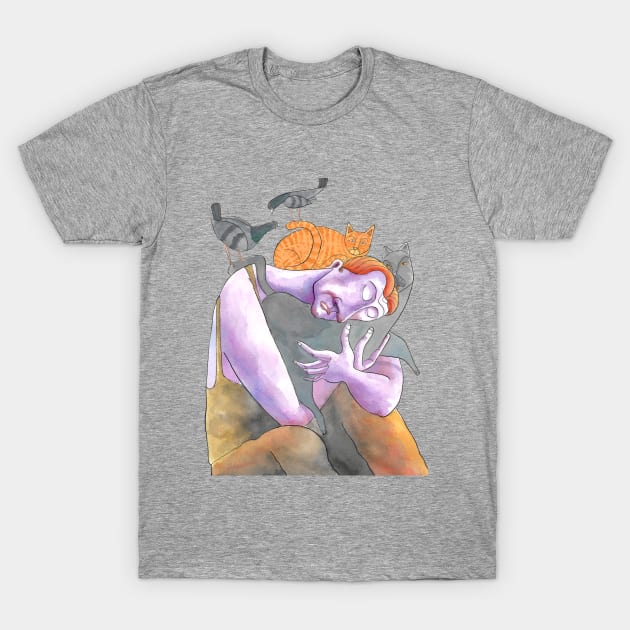 Hug T-Shirt by gunberk